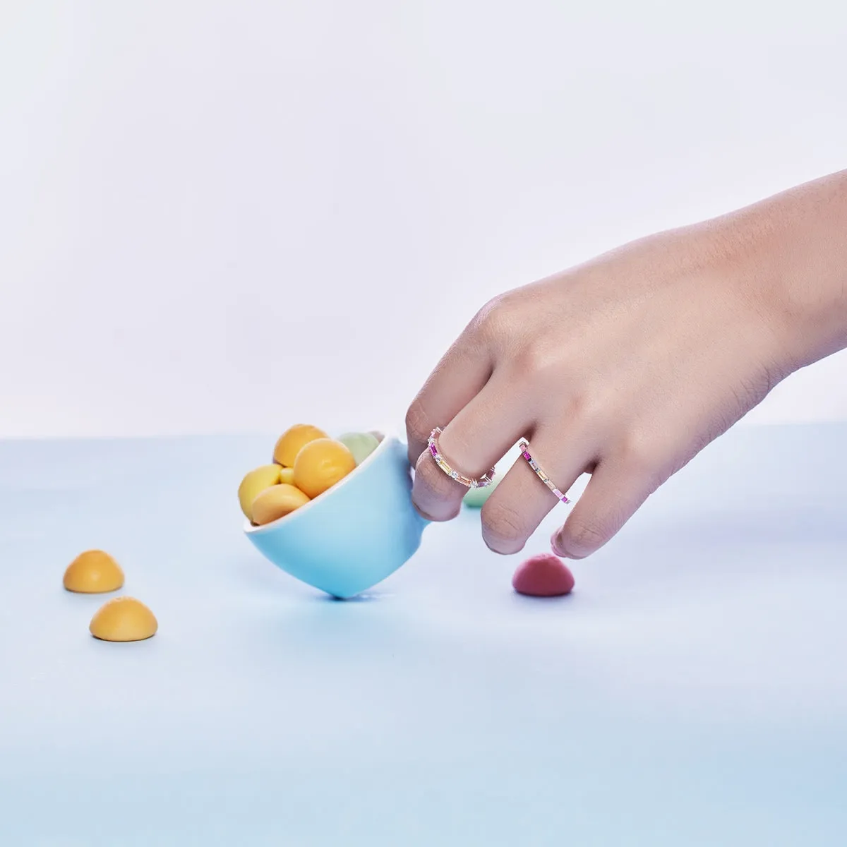 [Goodv]Lively In Shades Elegant Radiant Cut Daily Ring