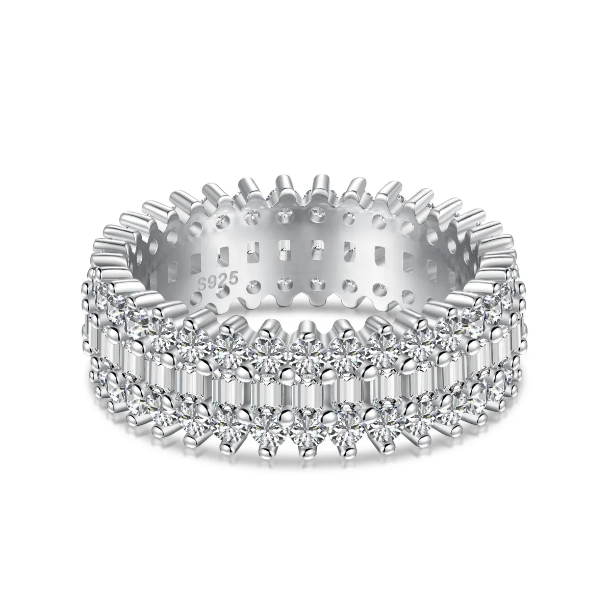 [Goodv]Ornate Colorful Radiant Cut Daily Ring