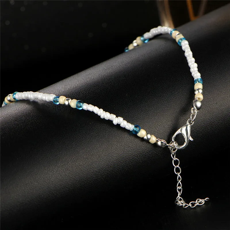 Handmade Sea Star & Shell Anklet