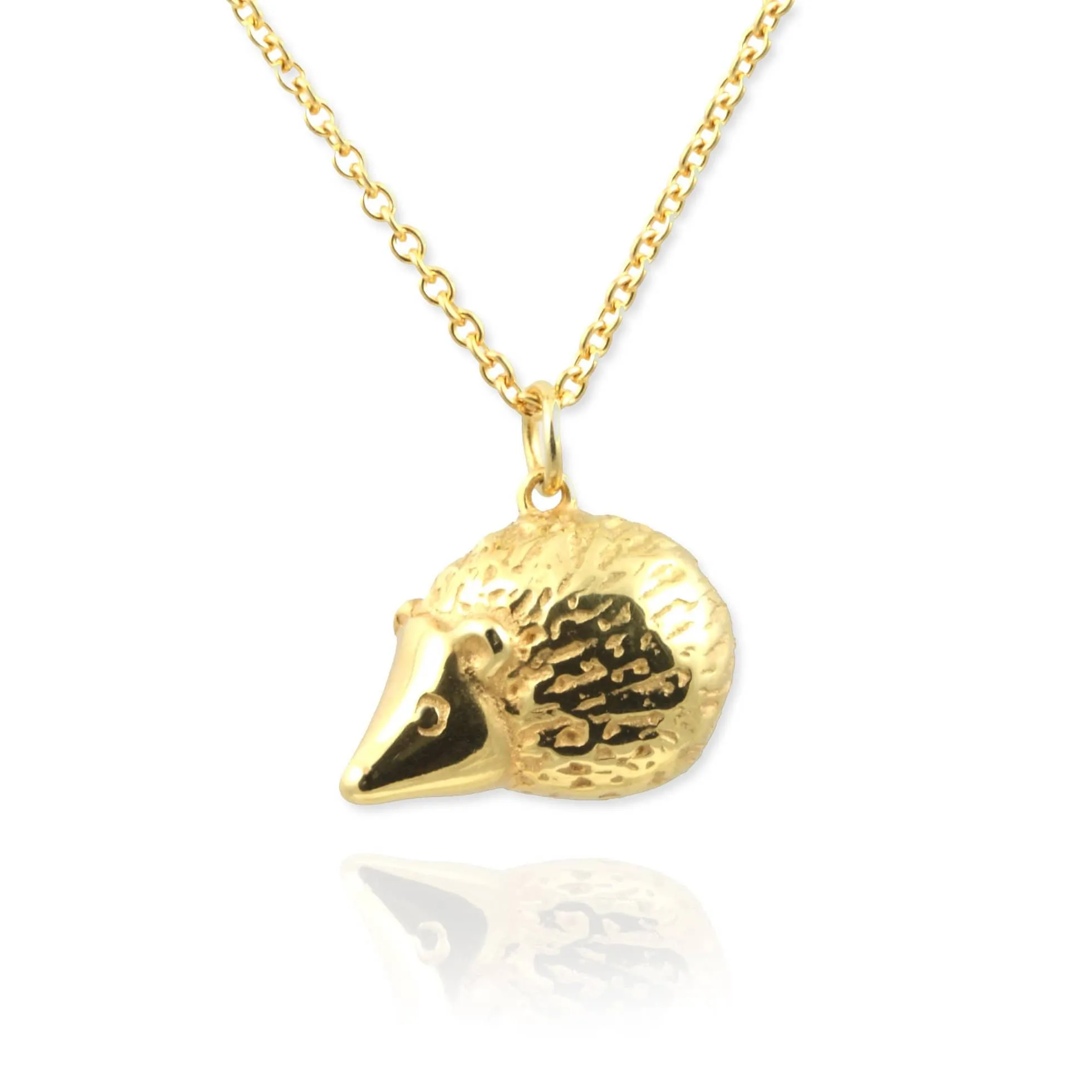 Hedgehog Pendant Necklace