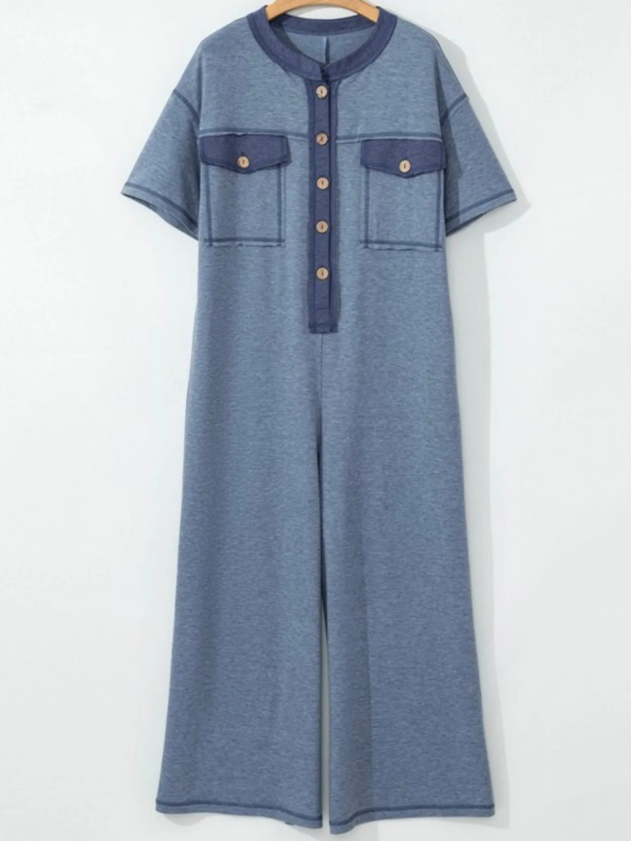 Indigo Utility Jumpsuit