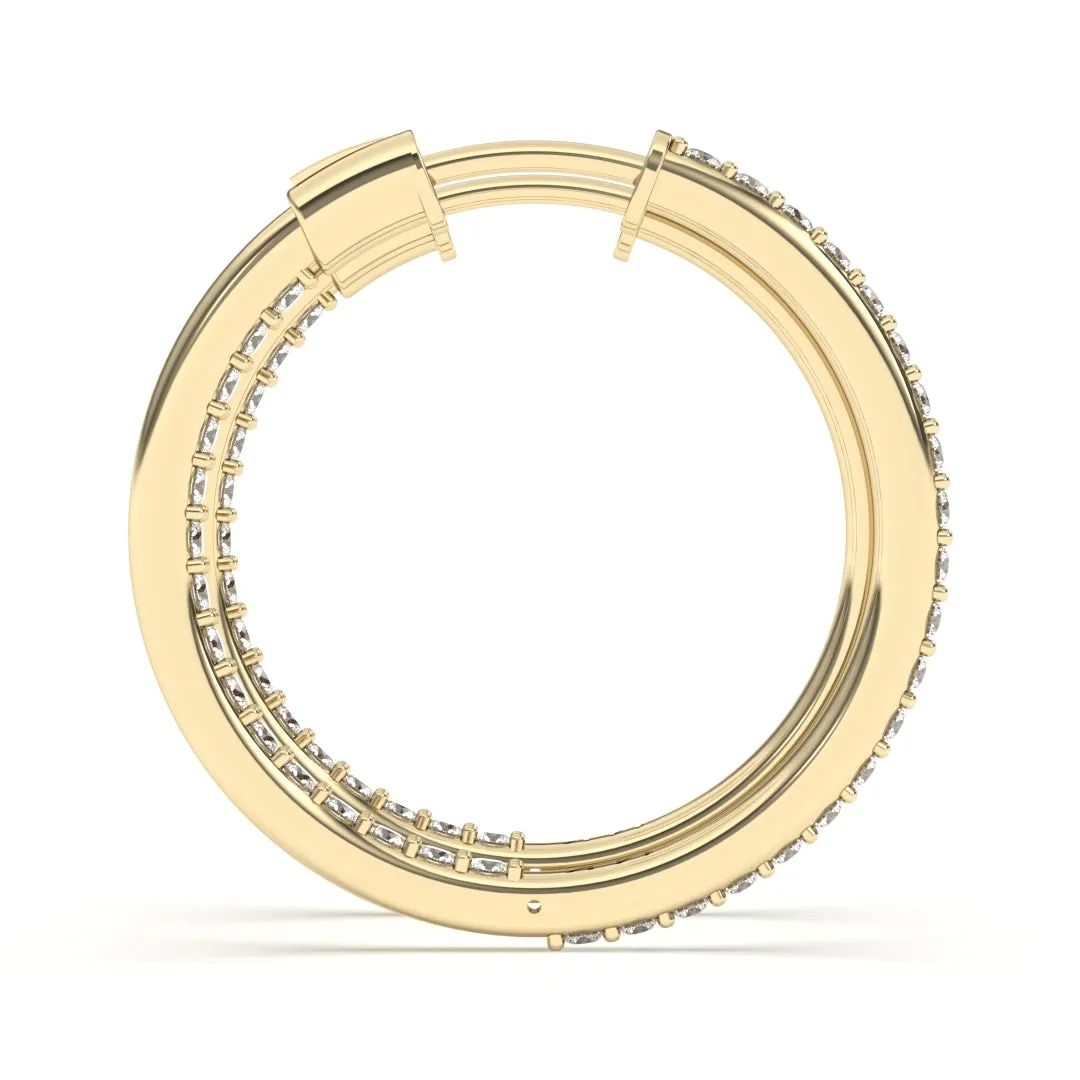 Inside Out Hoop Earrings