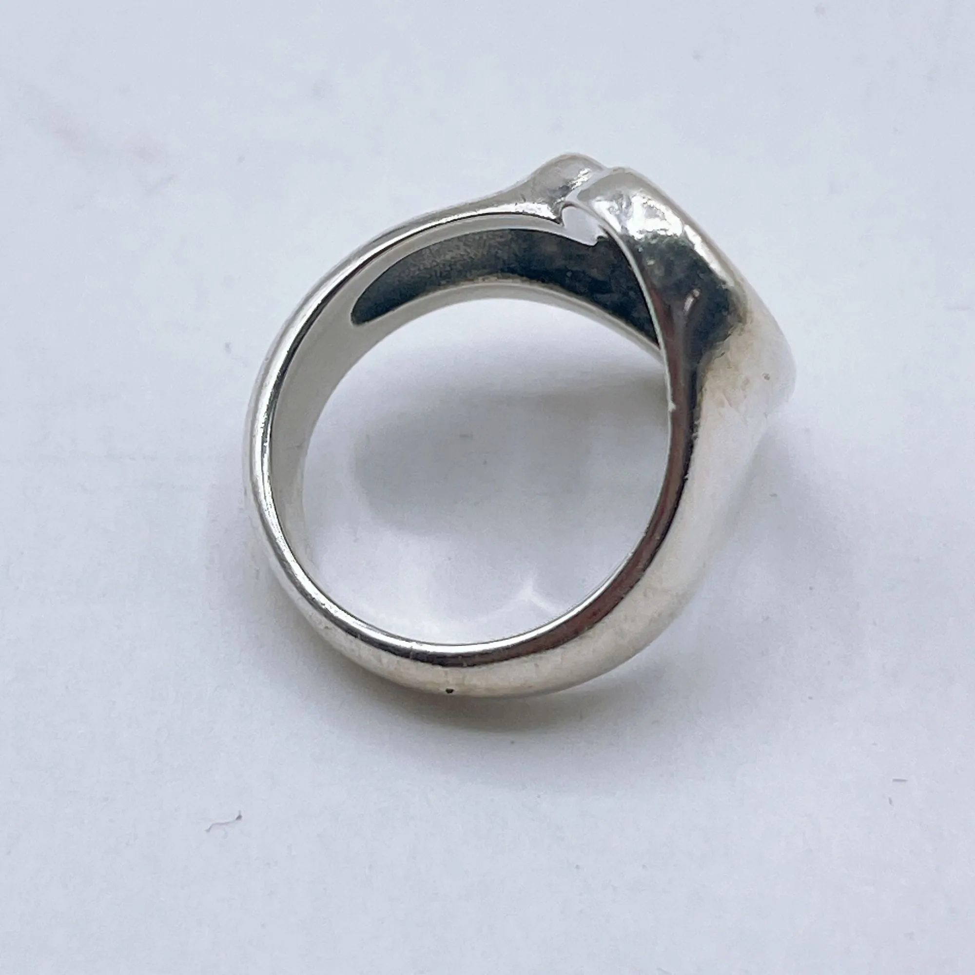 James Avery Sterling Silver Mothers Love Heart Ring Size 6.75