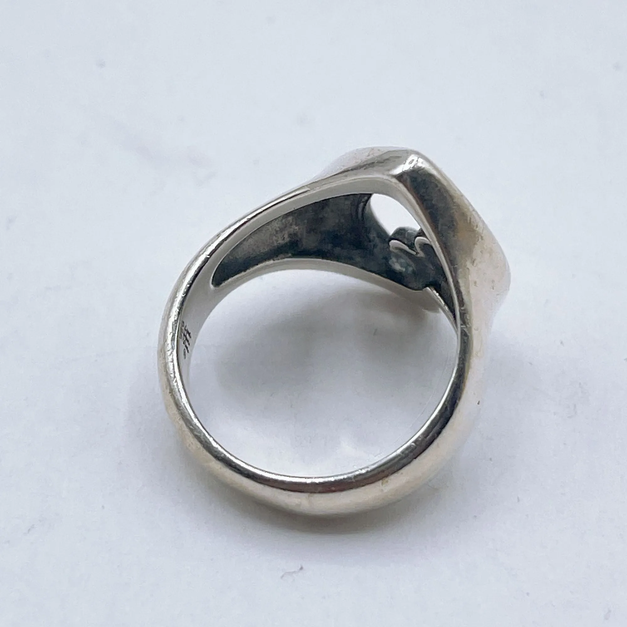 James Avery Sterling Silver Mothers Love Heart Ring Size 6.75