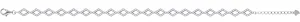 Keene Jewelers 925 Sterling Silver Women Cubic Zirconia Fancy Link Kite Adjustable Bracelet