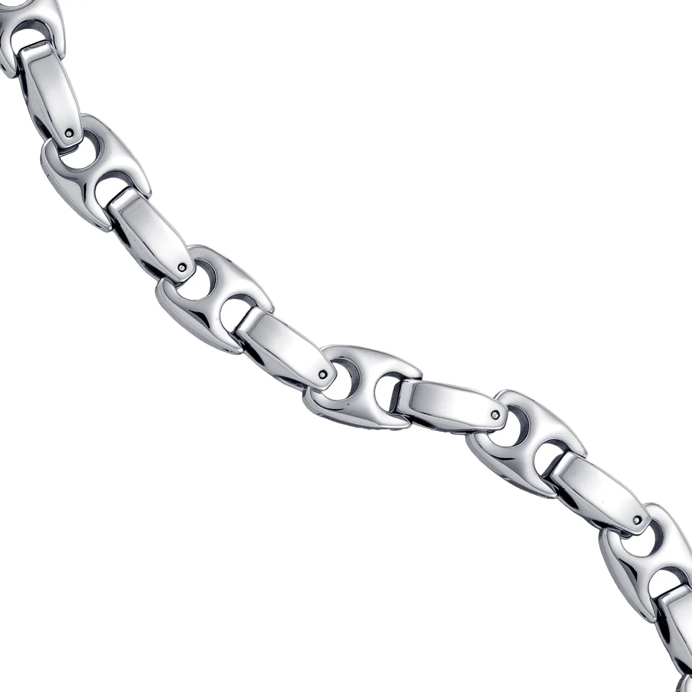 Keene Jewelers Tungsten Mens Polished Fashion Bracelet 10mm Size 8.5 Inches