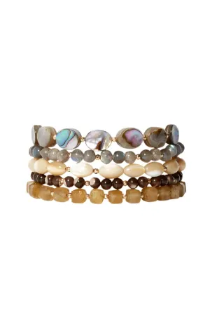 Keyes Naked Wrap Bracelet Natural Mix