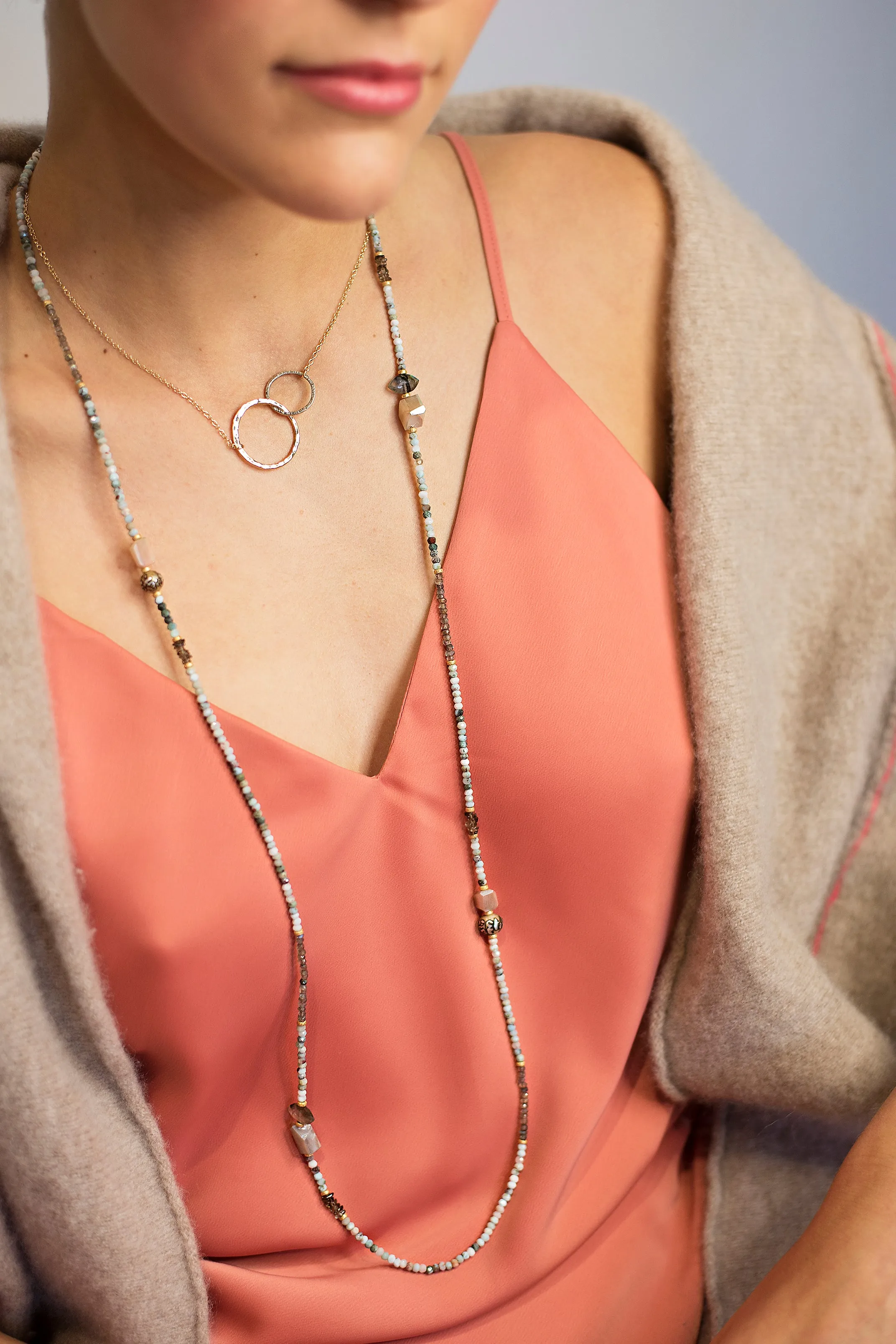 Larimar Layering Necklace