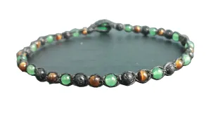 Lava anklets tiger eye anklets jade anklets stone anklets gemstone anklets women anklets men anklets gift anklets girl anklets boys anklets