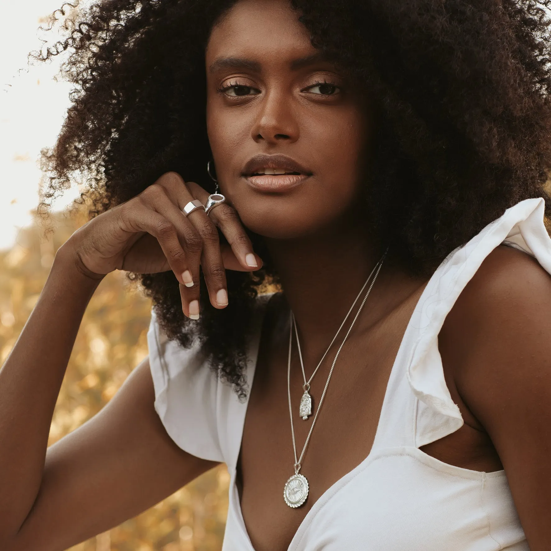 LEO ZODIAC NECKLACE - SILVER