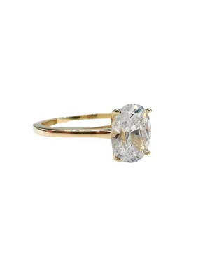 Lesotho Jewellery 14k Gold Ring for Women - 1.86 Grams, Size -N