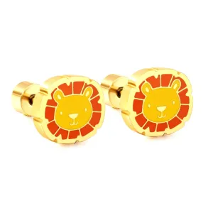 Lion Stud Earrings