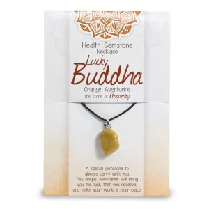 Lucky Buddha Health Gemstone Necklace