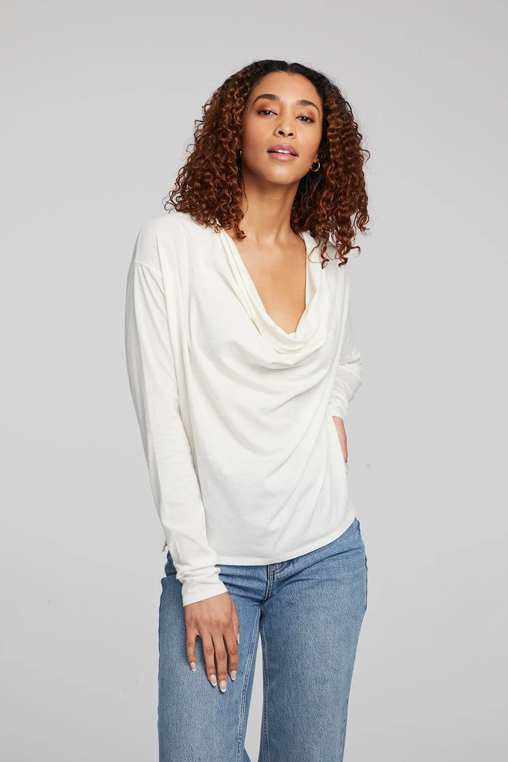 Mela Long Sleeve- white