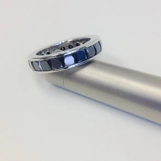 Men's Black Diamond Eternity Band