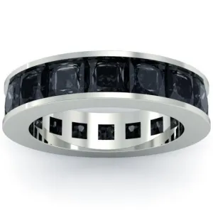 Men's Black Diamond Eternity Band