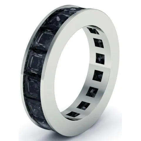 Men's Black Diamond Eternity Band