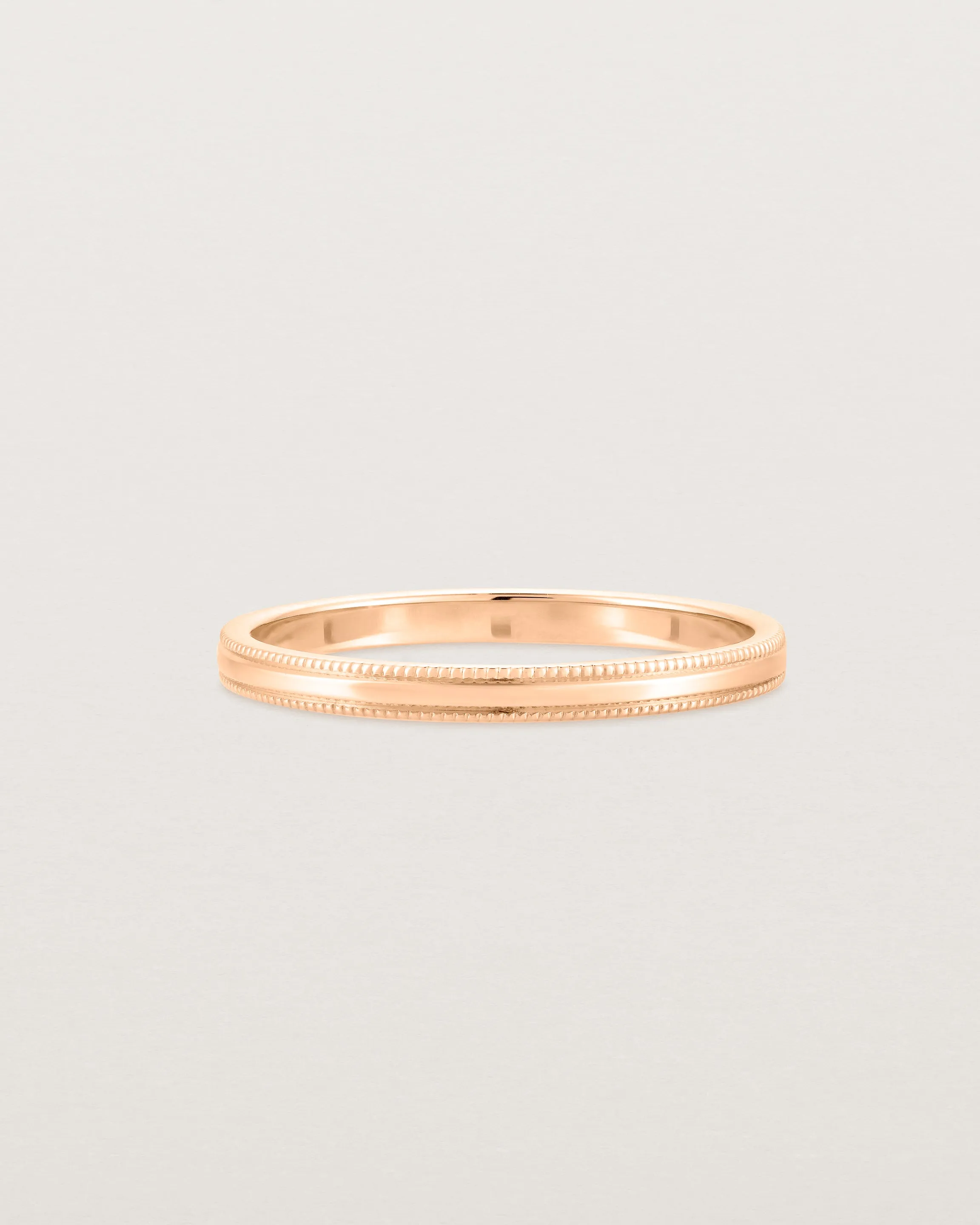 Millgrain Wedding Ring | 2mm