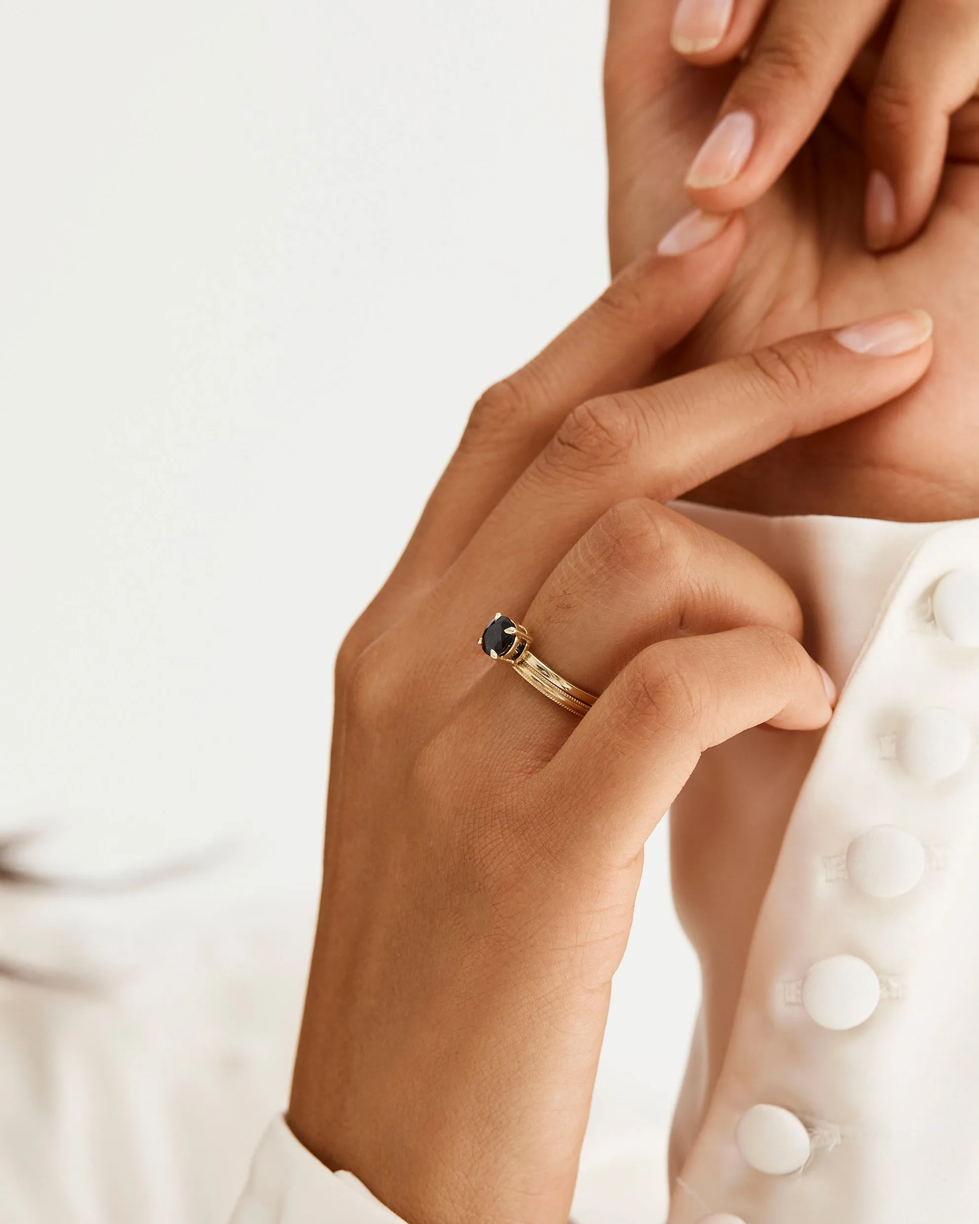 Millgrain Wedding Ring | 2mm