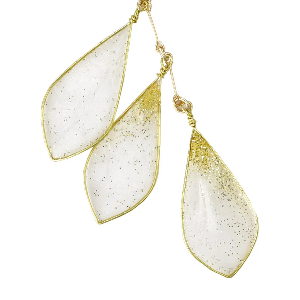 Multi Glitter Drop Earrings