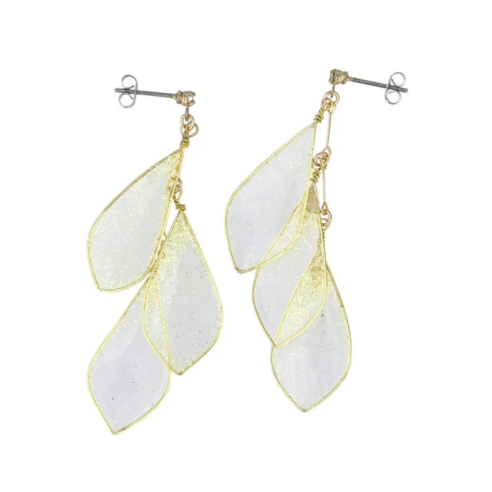 Multi Glitter Drop Earrings