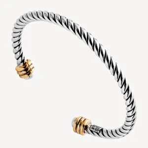 Najo Rope Silver Cuff (60mm)