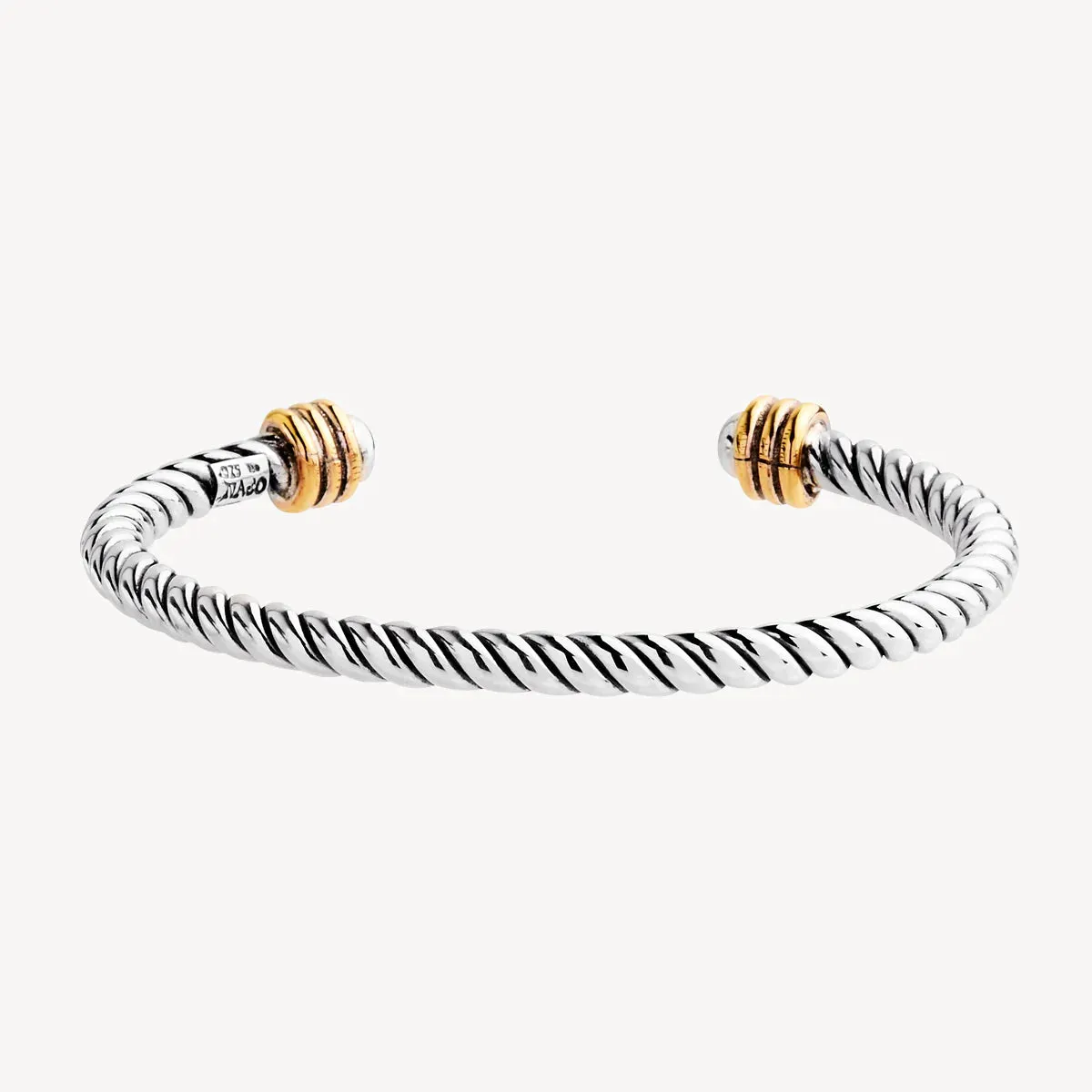 Najo Rope Silver Cuff (60mm)