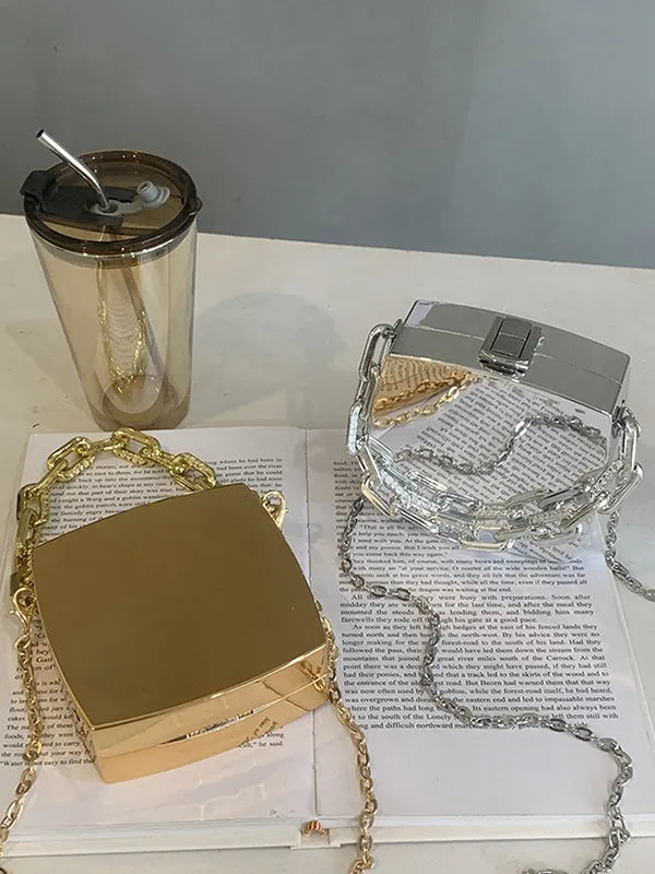Original Creation Chains Solid Color Bags Accessories
