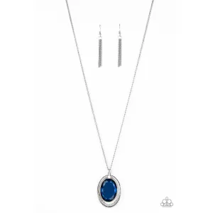 Paparazzi Metro Must-Have Blue Necklace & Earrings Set