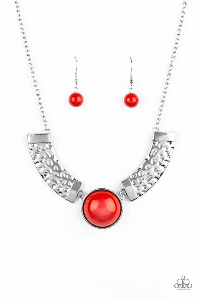Paparazzi Necklace ~ Egyptian Spell - Orange