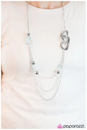 Paparazzi Necklace ~ May I Suggest... - Blue