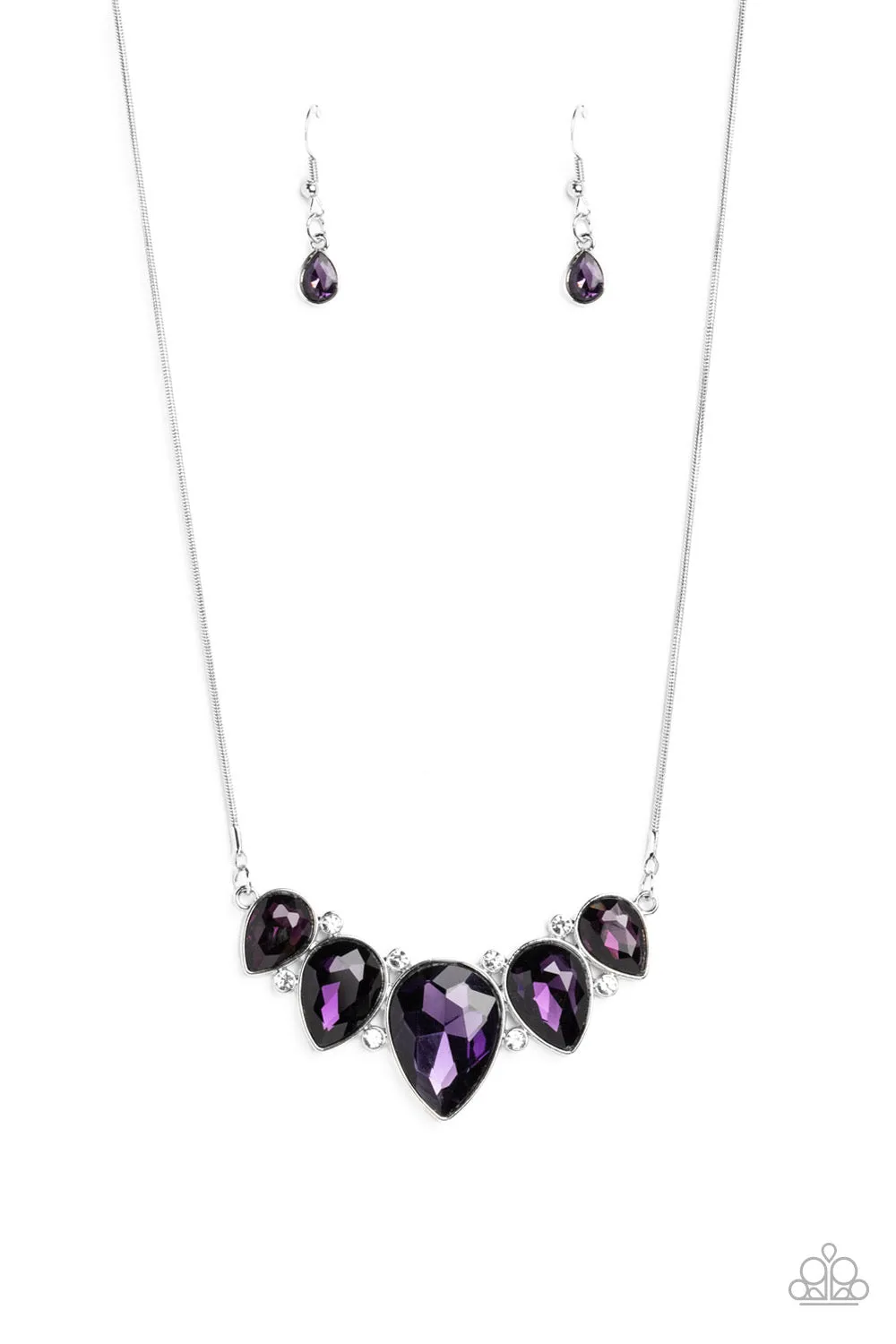 Paparazzi Regally Refined - Purple Necklace  P2RE-PRXX-305XX