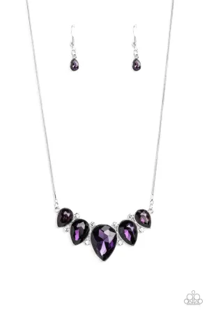 Paparazzi Regally Refined - Purple Necklace  P2RE-PRXX-305XX
