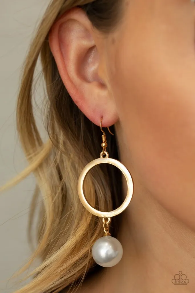PAPARAZZI SoHo Solo Gold Earrings