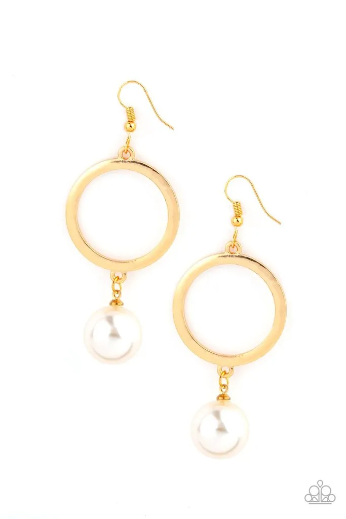 PAPARAZZI SoHo Solo Gold Earrings