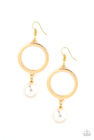 PAPARAZZI SoHo Solo Gold Earrings