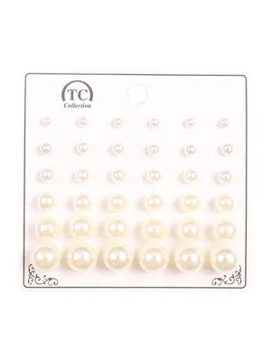 Pearl Stud Assorted Earrings