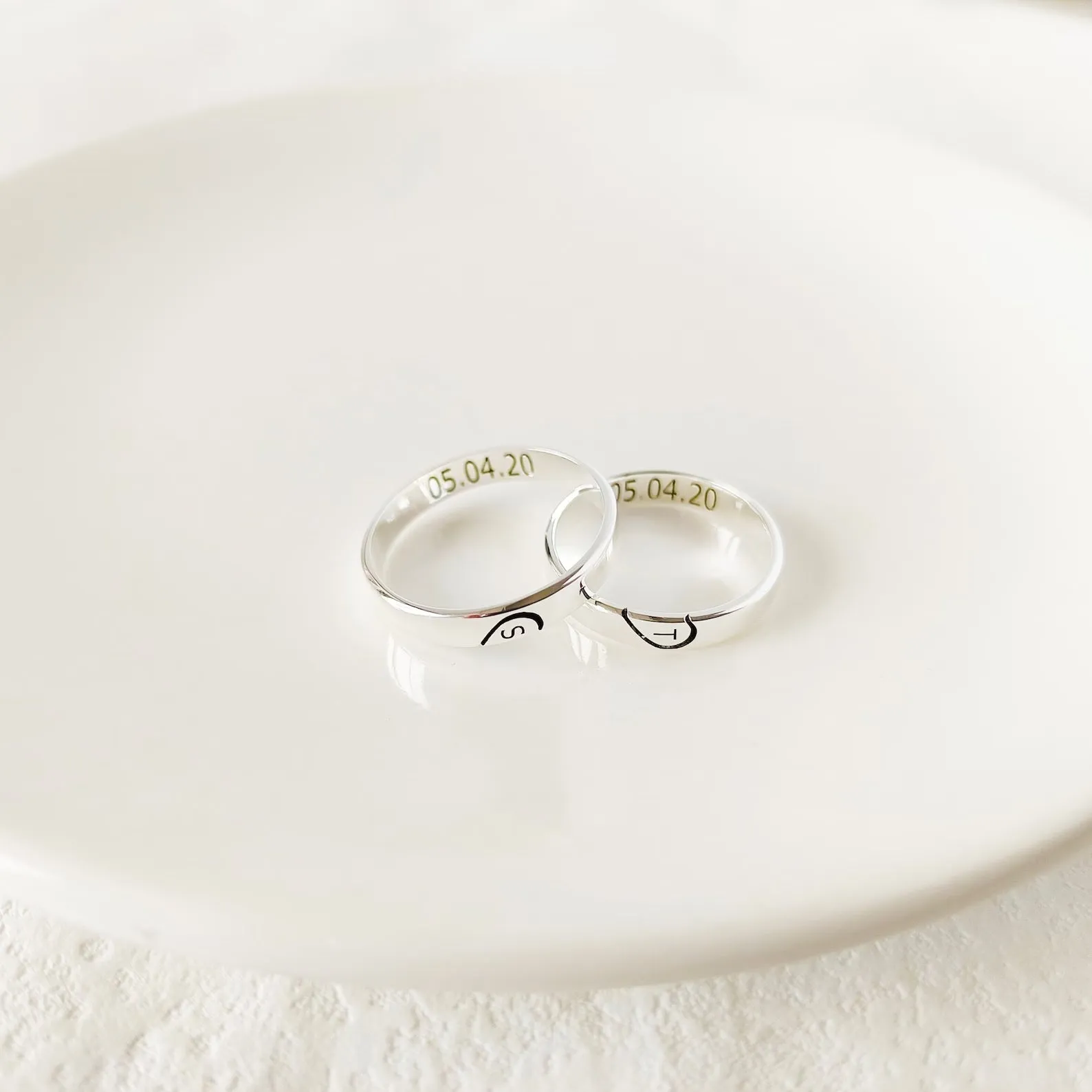 Personalized Couple Name Ring-Friendship Rings