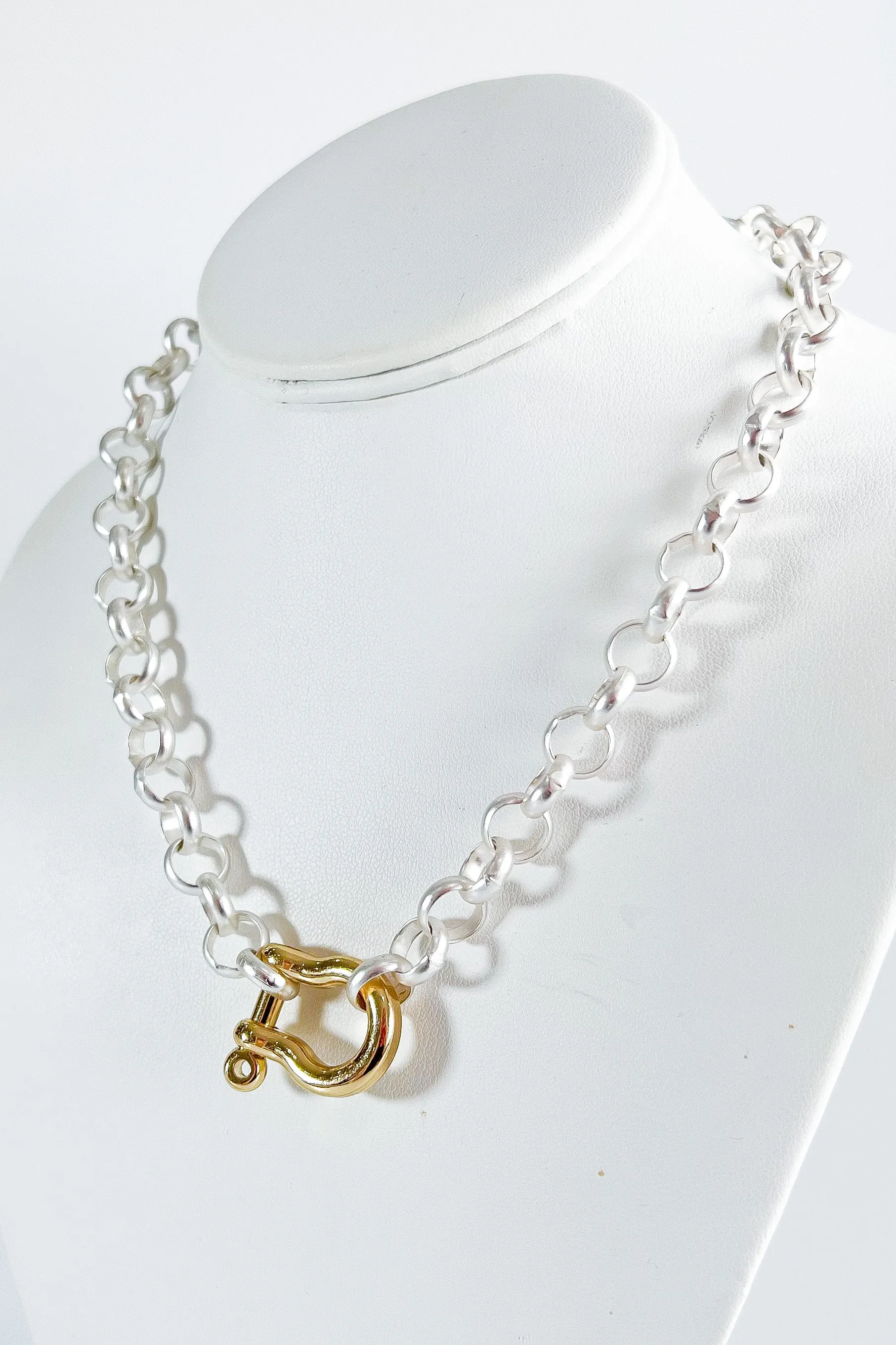 Pre Order CB Custom Horsebit Rollo Necklace