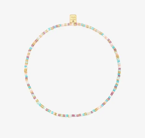 Pura Vida South Beach Seed Bead Stretch Anklet