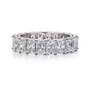 Radiant Cut Diamond Band