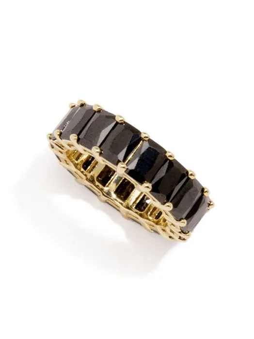 Radiant Cut Infinity Crystal Ring