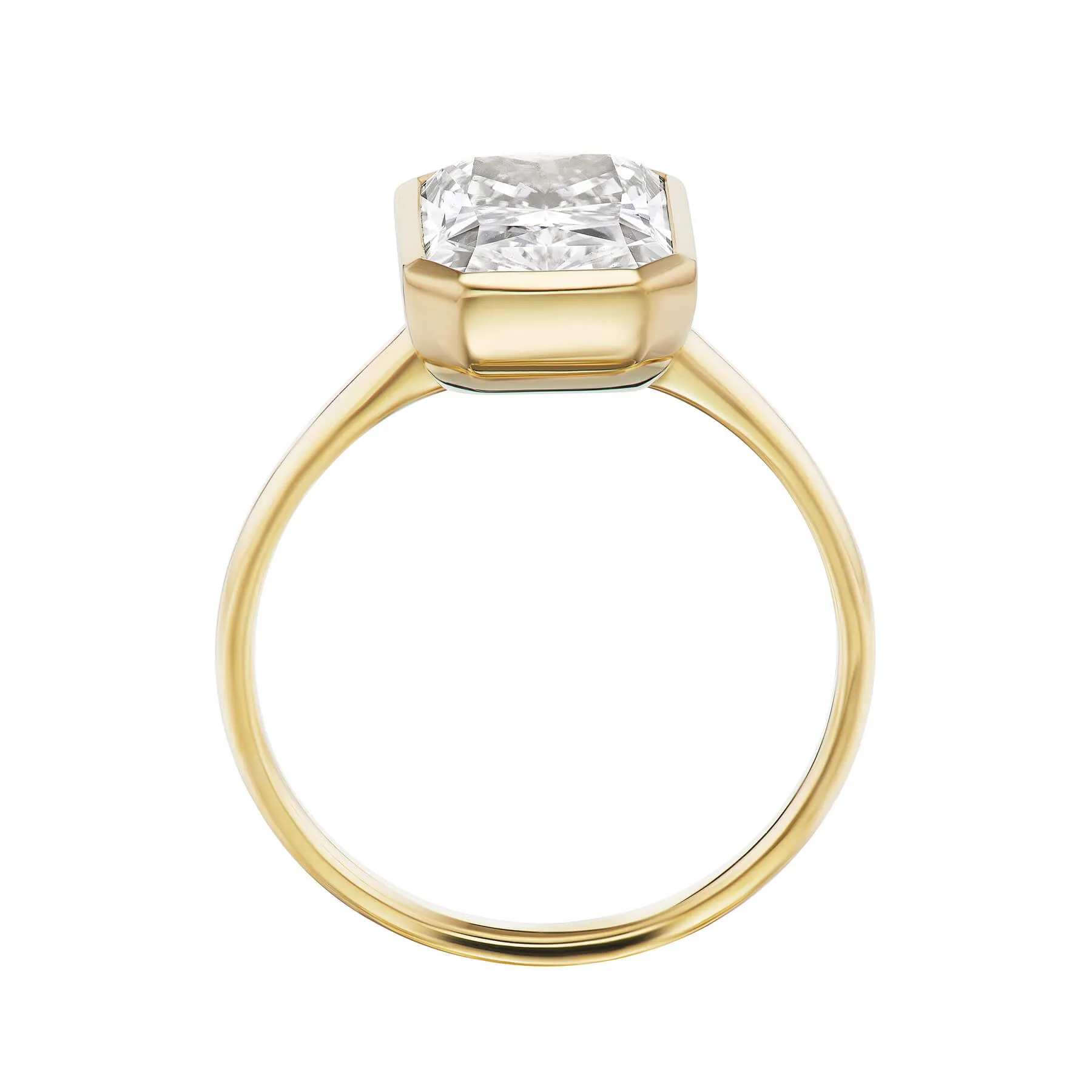 Radiant Cut Lab Grown Diamond Ring
