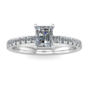 Radiant Cut Solitaire Engagement Ring