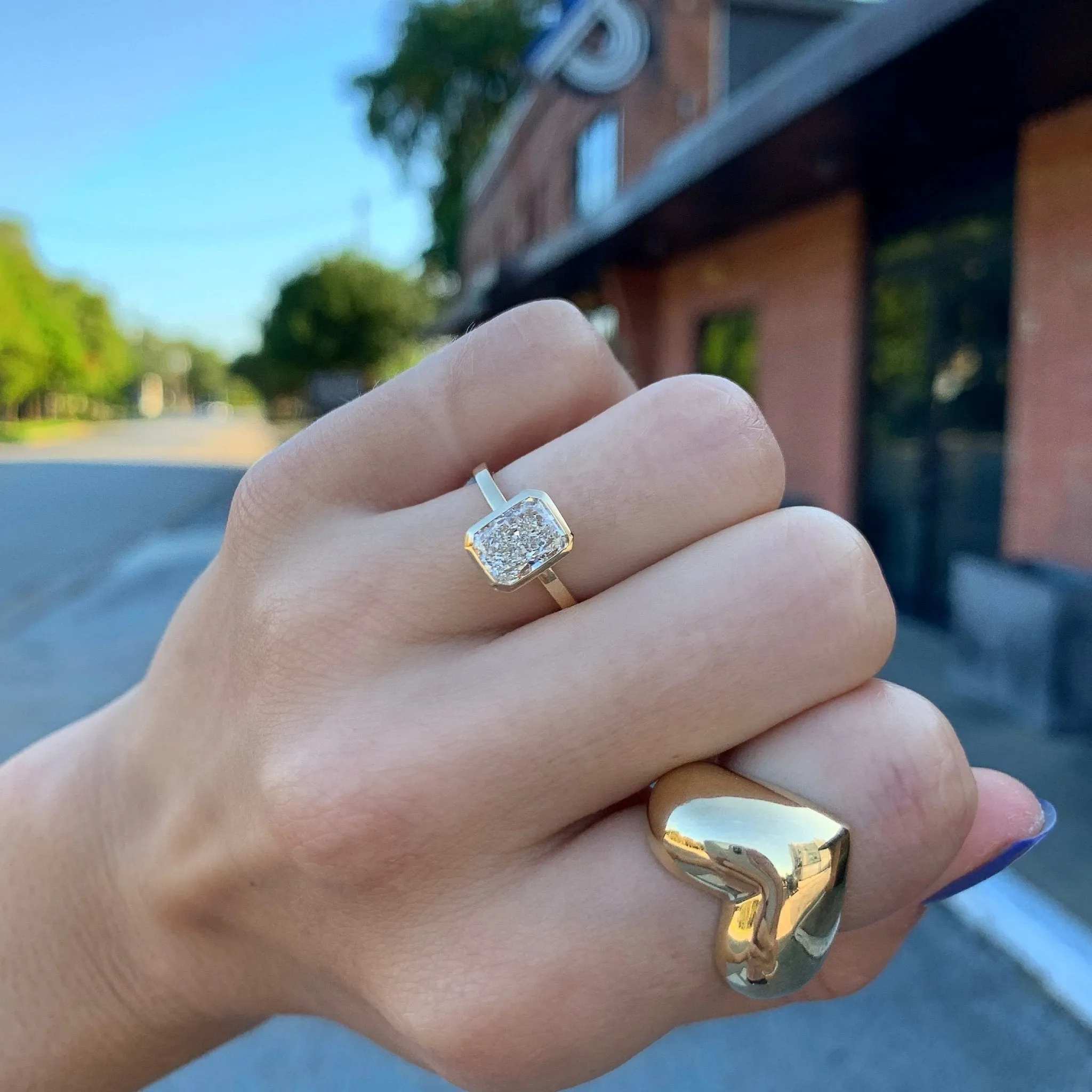 Radiant Diamond Solitaire
