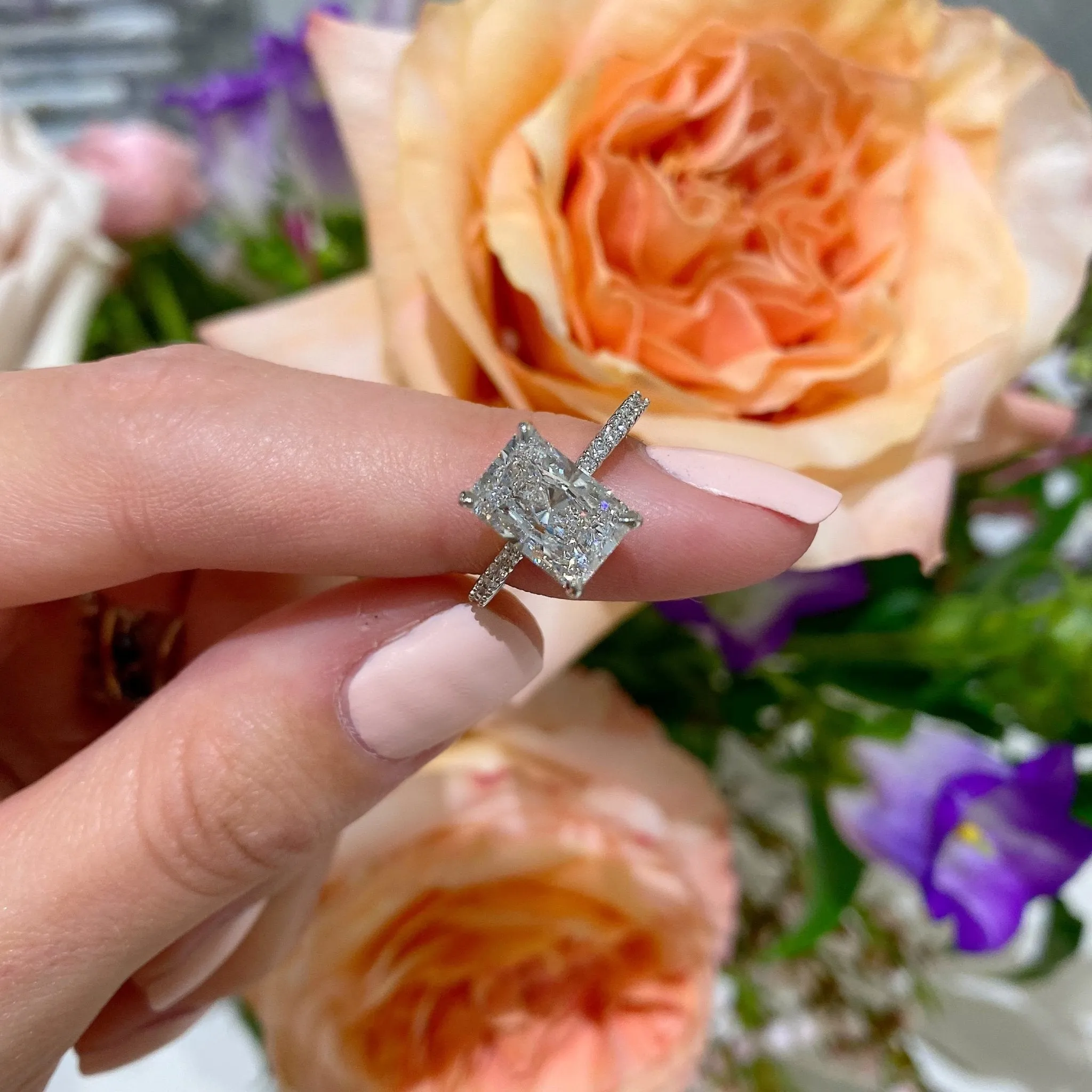 Radiant Diamond Solitaire