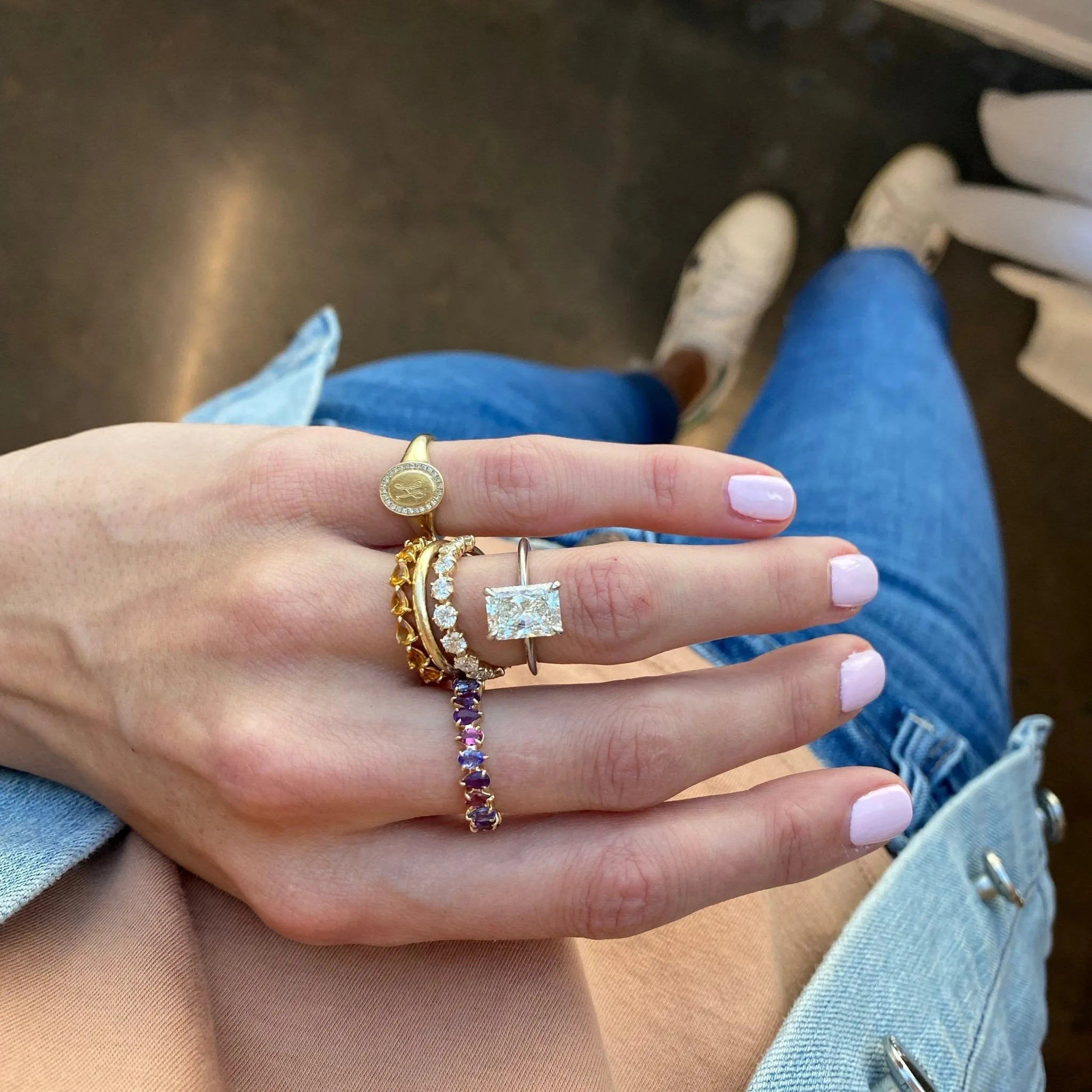 Radiant Diamond Solitaire