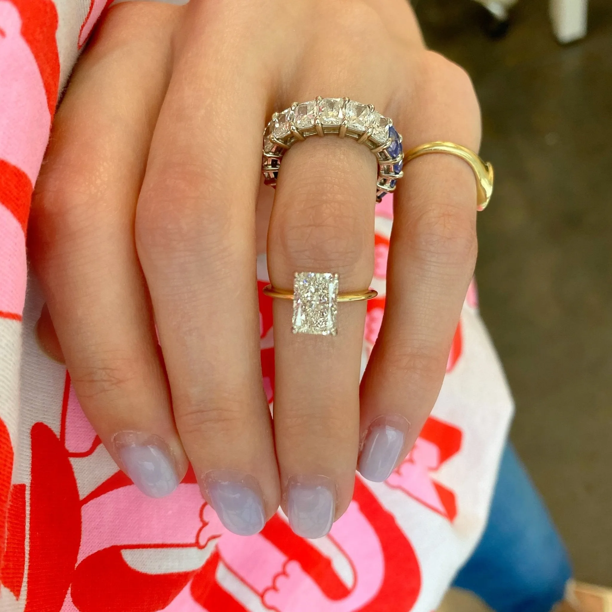 Radiant Diamond Solitaire