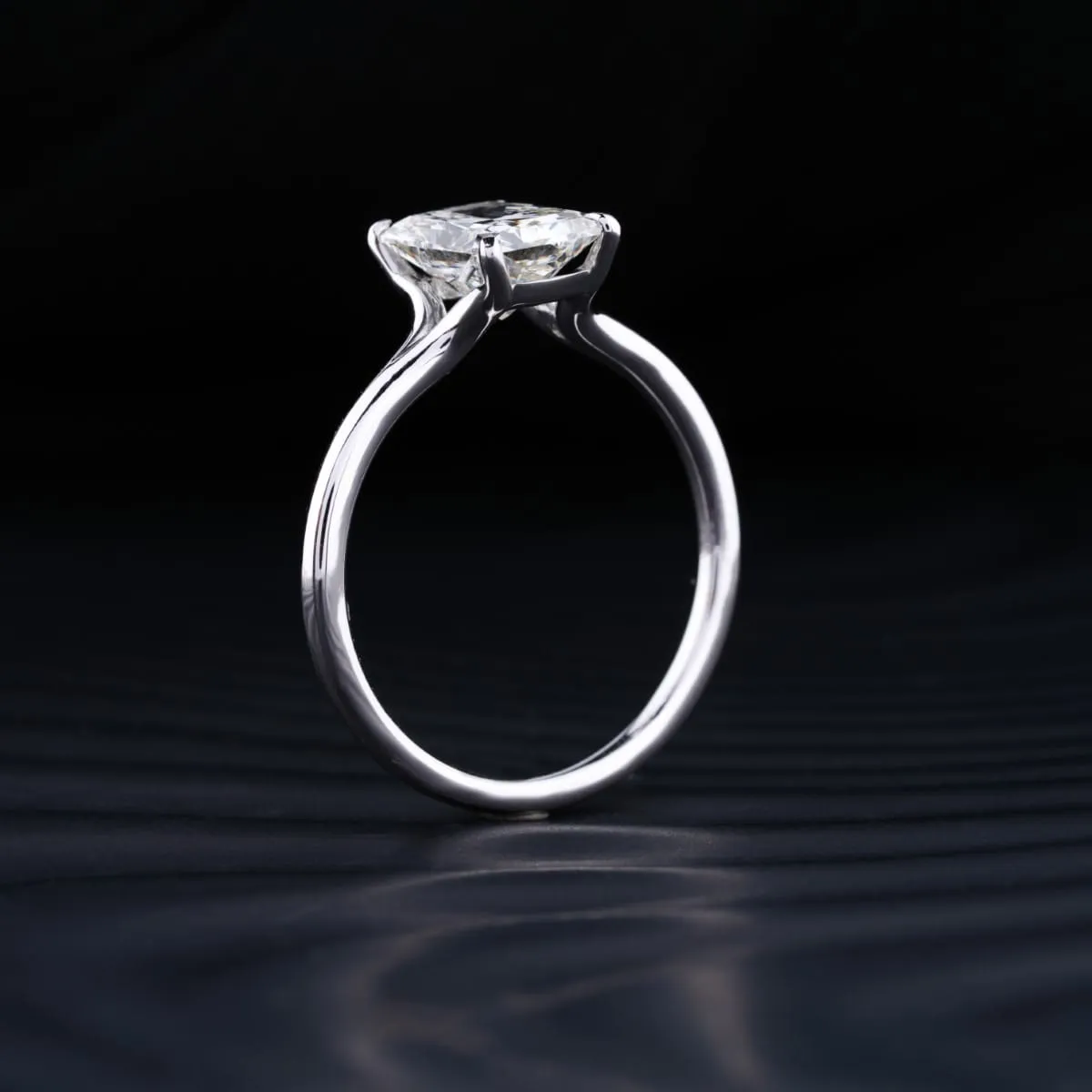 Radiant Solitaire Engagement Ring