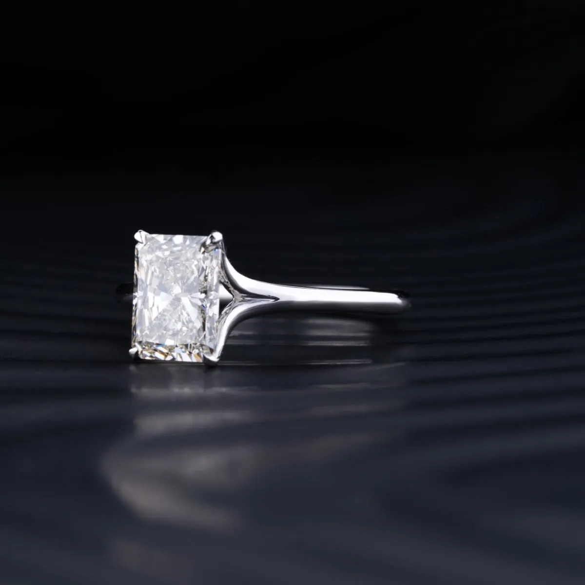 Radiant Solitaire Engagement Ring